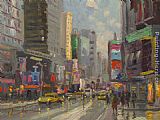 Thomas Kinkade Time Square painting